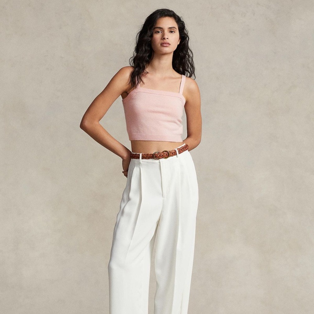 Polo by Ralph Lauren Cashmere Crop Tank Top